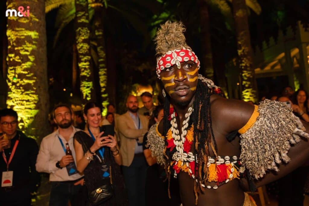 Especáculo Africano para evento mice internacional