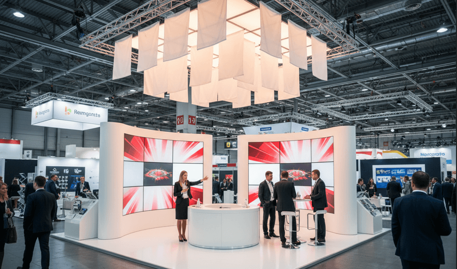 ahorro de costes y de logistica en los stands modulares